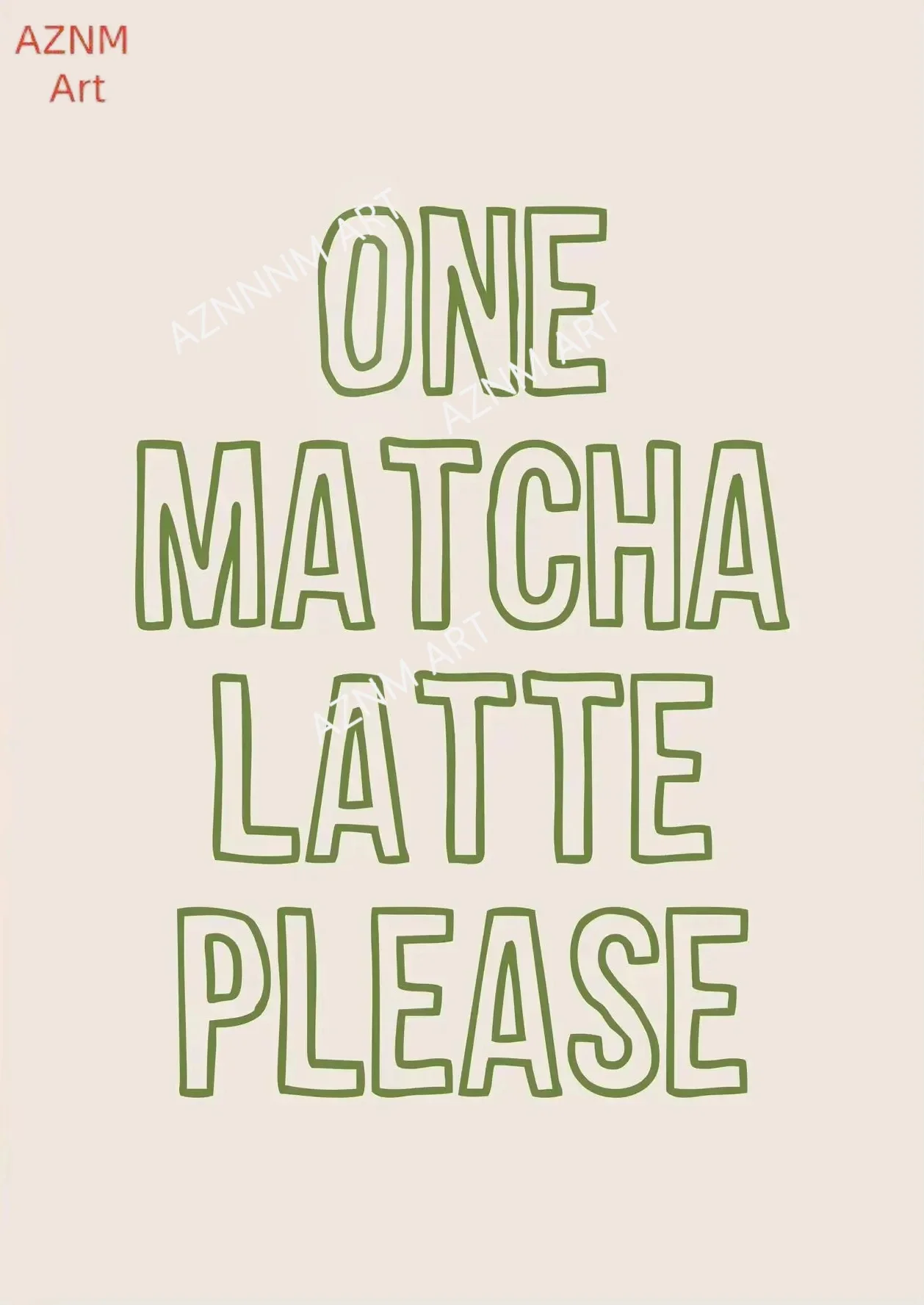 Matcha Series Poster Print Minimalist Canvas Art Pictures Home for Living Room and Kitchen Wall Modern Decor Frameless Painting