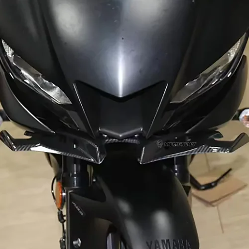 Imagen 2 del producto Winglets aerodinámicos, carenado delantero neumático, Protector de cubierta de ala inferior, alerón de motocicleta para Yamaha YZF R3 R25 2019-2024