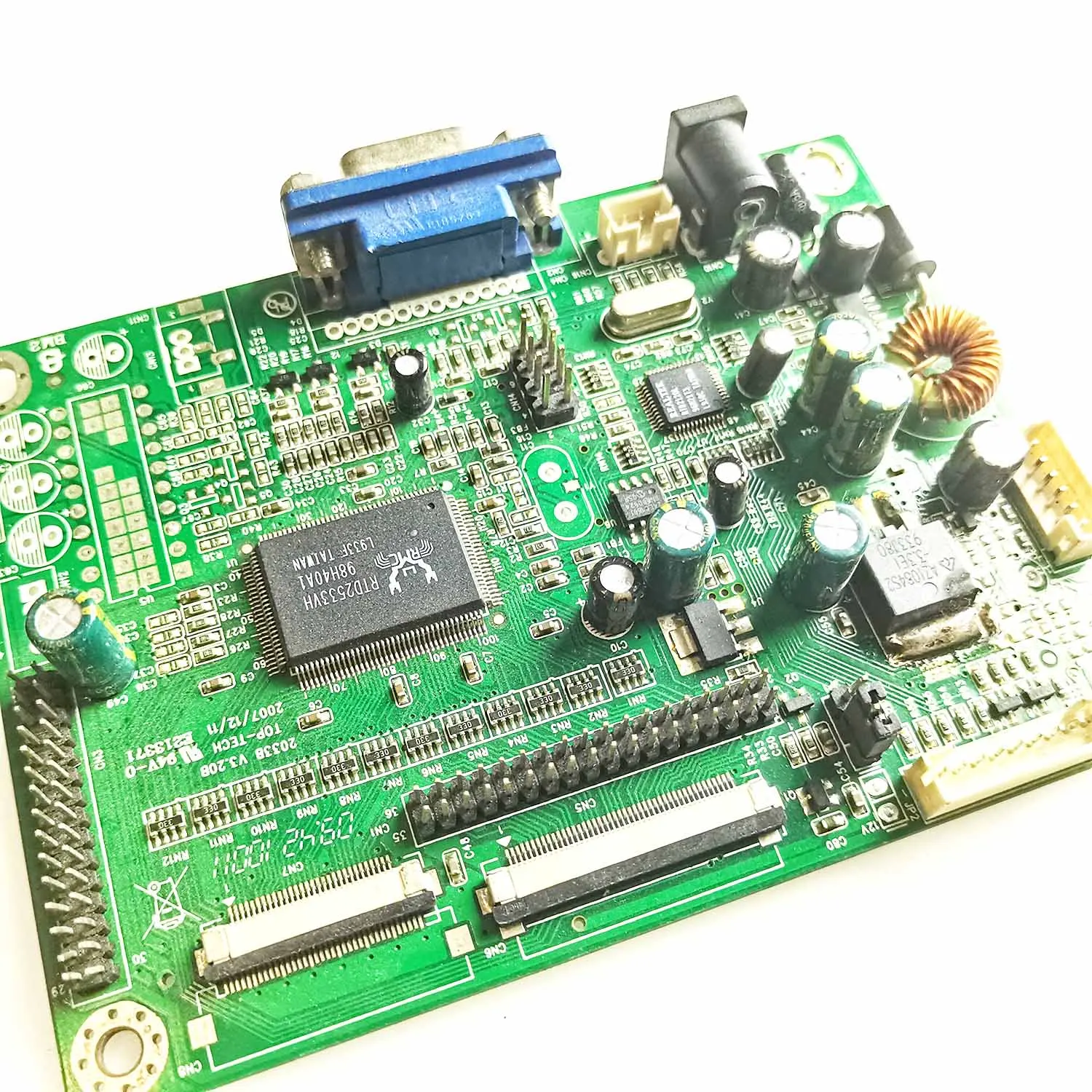 Top-Tech Computer Driver Board, 17 "tela frontal, E213371, 2033B, V3.20B