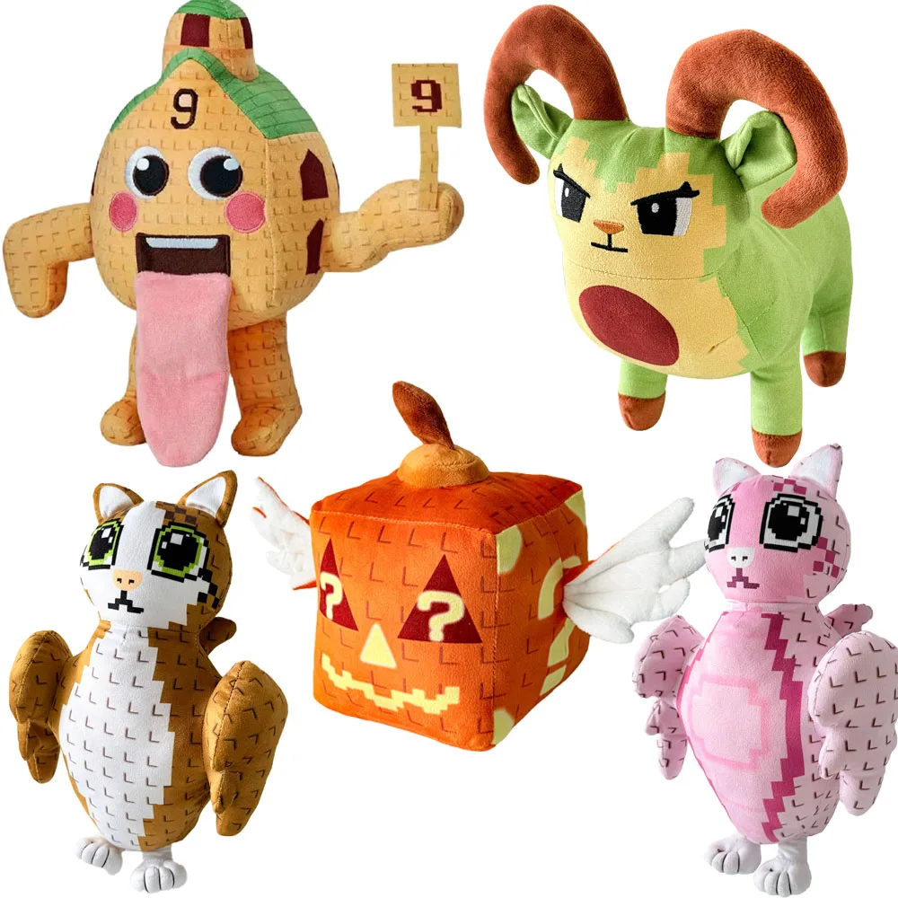 

Новая милая фигурка «Скрадание мозга» No 9, плюшевая розовая миша и коричневая миска, авокадо, овца, периферийные устройства, Рождественская игрушка в подарок