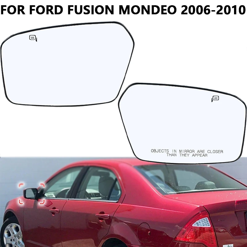 

Автомобильное внешнее зеркало заднего вида для Ford Fusion Mondeo 2006-2010 зеркальные отражающие линзы с подогревом