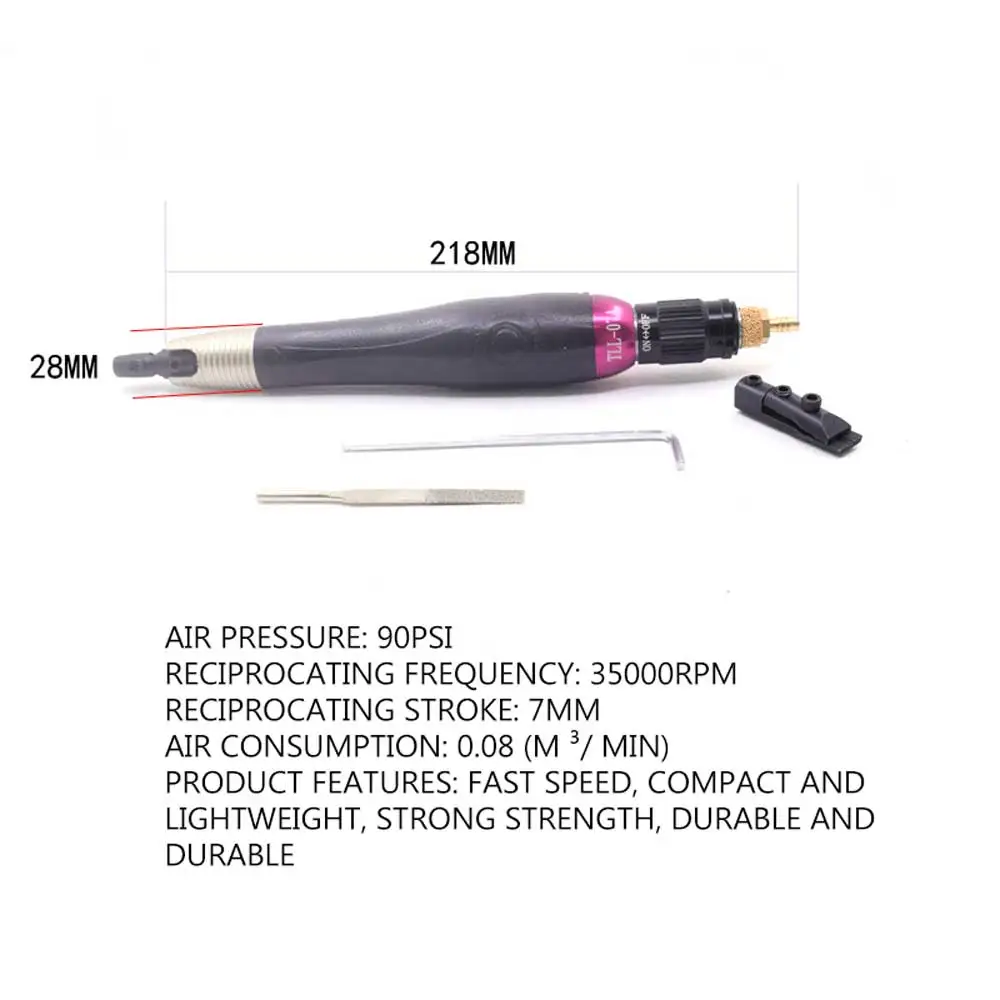 

Pneumatic Ultrasonic Grinding Machine 0.7mm stroke Reciprocating File Machine Edge Trimming Polishing Whetstone Machine