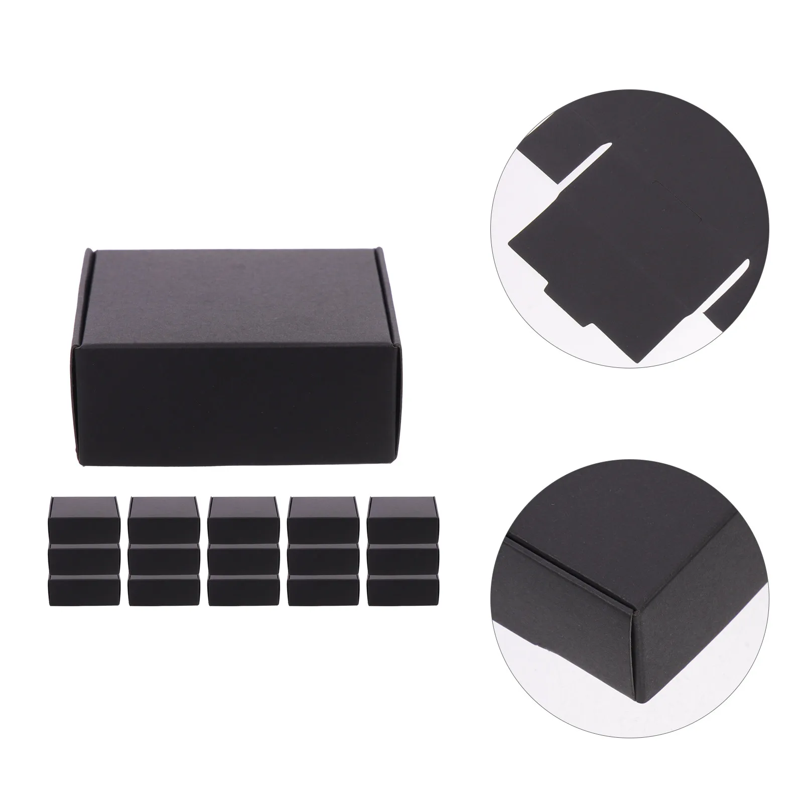 20-caixas-de-embalagem-pretas-de-papel-resistente-para-envio-e-armazenamento-caixas-dobraveis-impermeaveis-para-itens-pequenos
