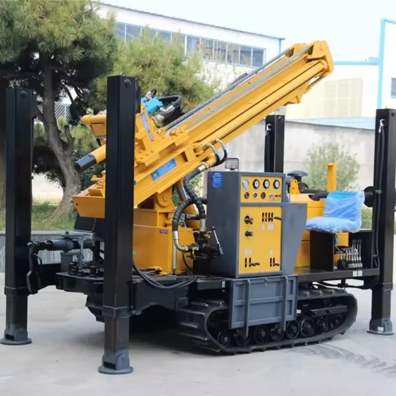 180m Depth Water Well Drilling Rig Machine 200m 300m Diesel Engine Air Compressor Pneumatic Drill Rig Car Drilling Machinery