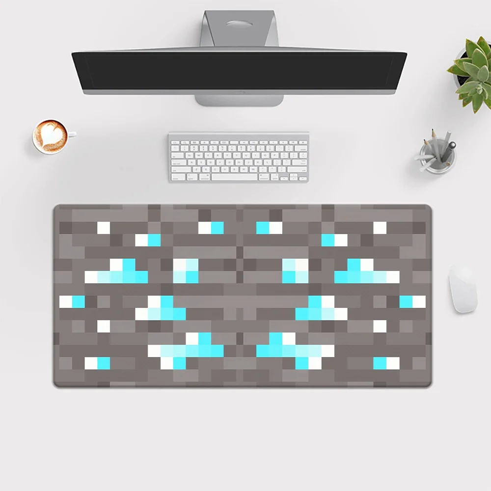 

Pixel style gaming mouse pad, high-definition printing, washable and anti-slip desktop pad, suitable for players and office use