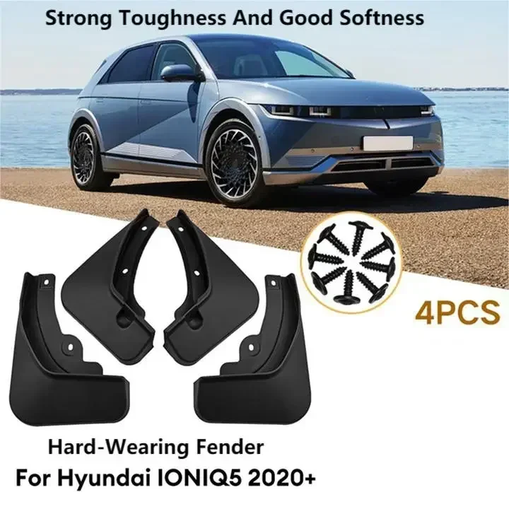 FINDME Car Mudflaps Splash Guards Front Rear Mudguards Flap Protective  Car Accessories For Hyundai Ioniq 5 2020 2021 2022 2023