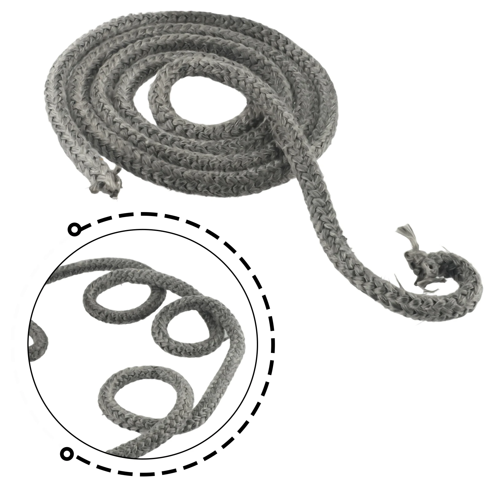 

Fiberglass Rope Seal Elastic Long Service Life 118inch/3meters 12 Mm 78 Inch/ 2meters Good Sealing Performance