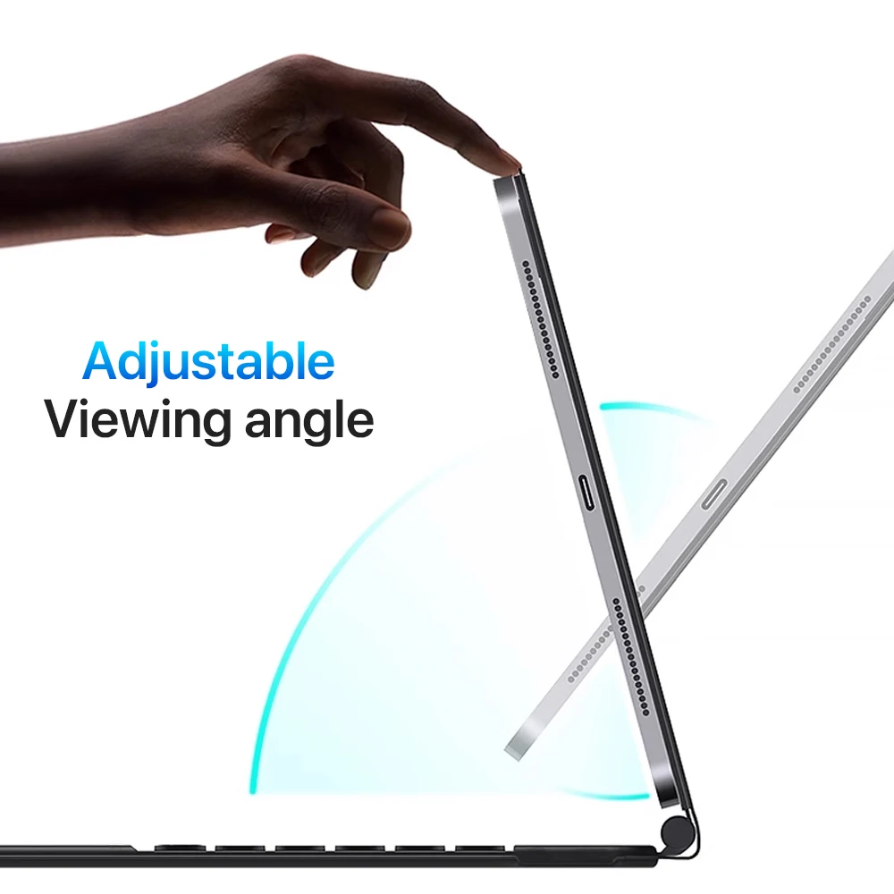 Clavier magique sans fil Bluetooth, pour iPad 11e 2025 Air A16 12.9 Por 6e 5e 4e 3e 10.9 Air 4 5, étui intelligent coréen