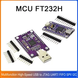 MCU FT232H USB to JTAG UART FIFO SPI I2C High Speed Multifunction FT232H Serial Port Module