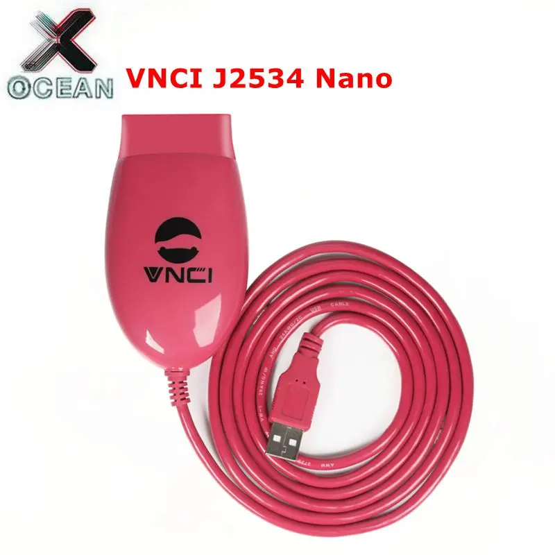 2024 Newest VNCI J2534 Nano Compatible with J2534 Passthru IDS HDS TIS Forscan SDD & ELM327 Diagnose J1979 Vehicles