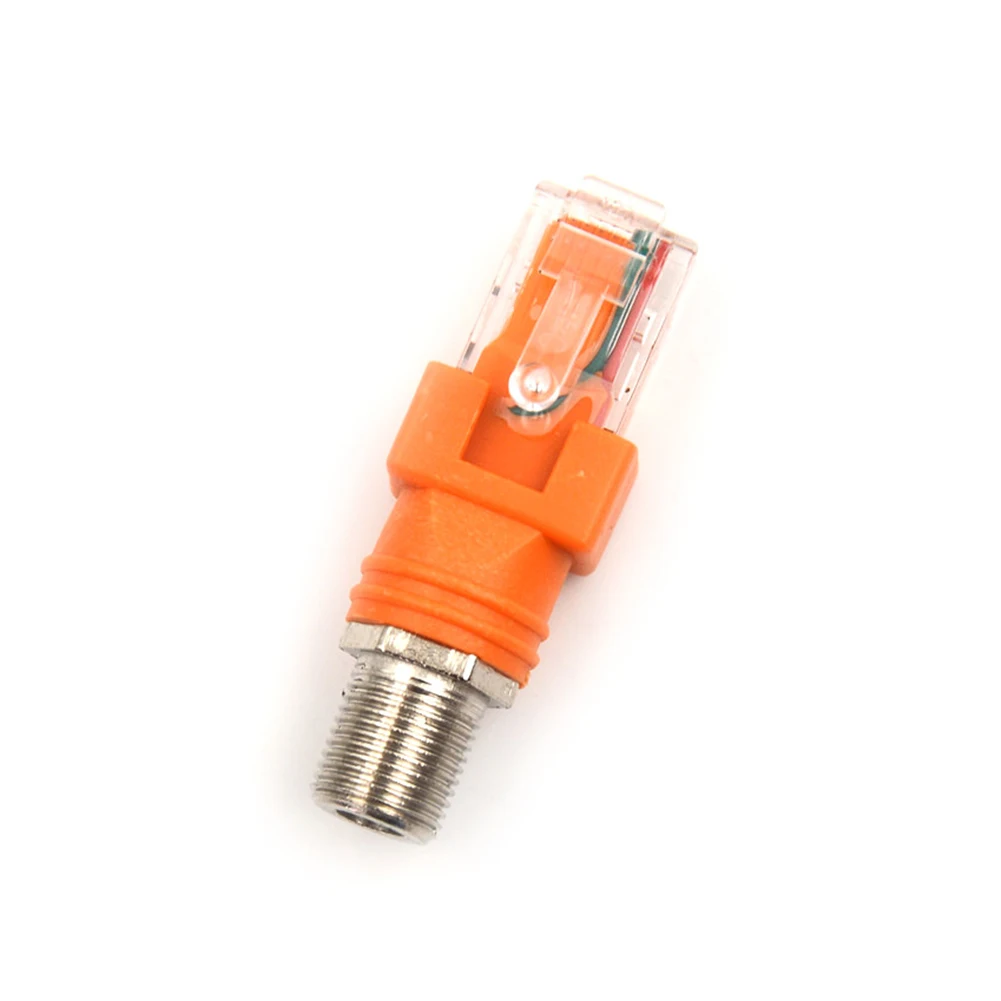 Adattatore accoppiatore coassiale RF femmina a RJ 45 maschio 8 punti RJ 45 a connettore RF F-RJ45 adattatore 44*15*15mm