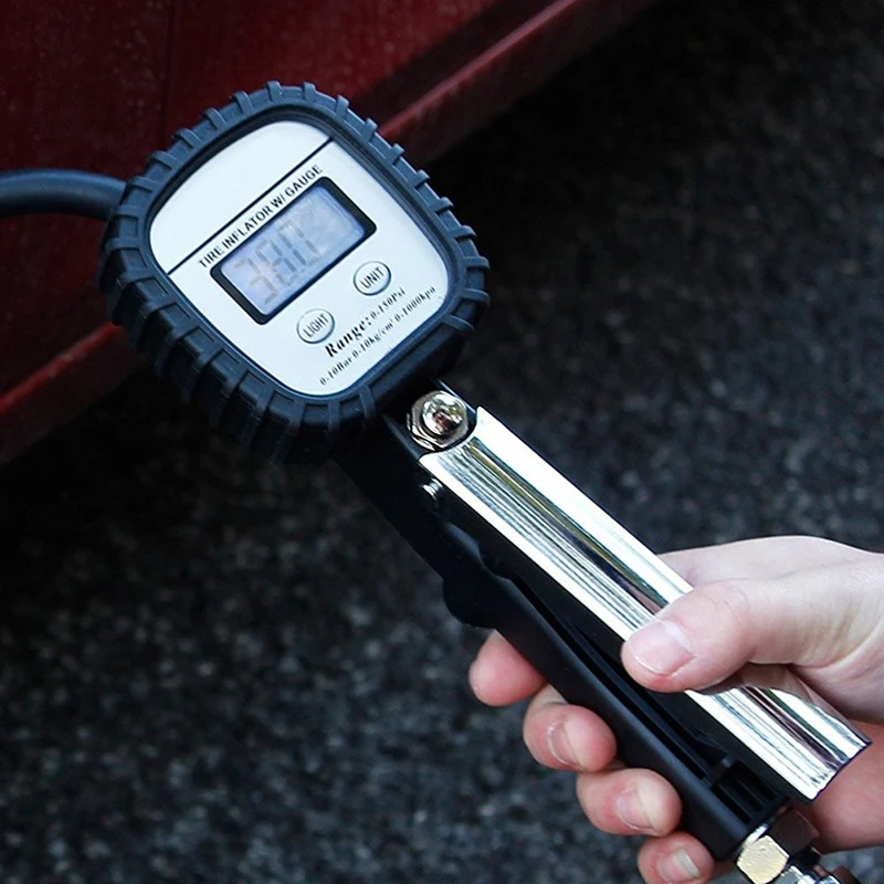 High Precision Digital Tire Pressure Gauge For Inflated Deflated Tire Repair Tools Pressure Gun For Car Motorcycle Truck SUV