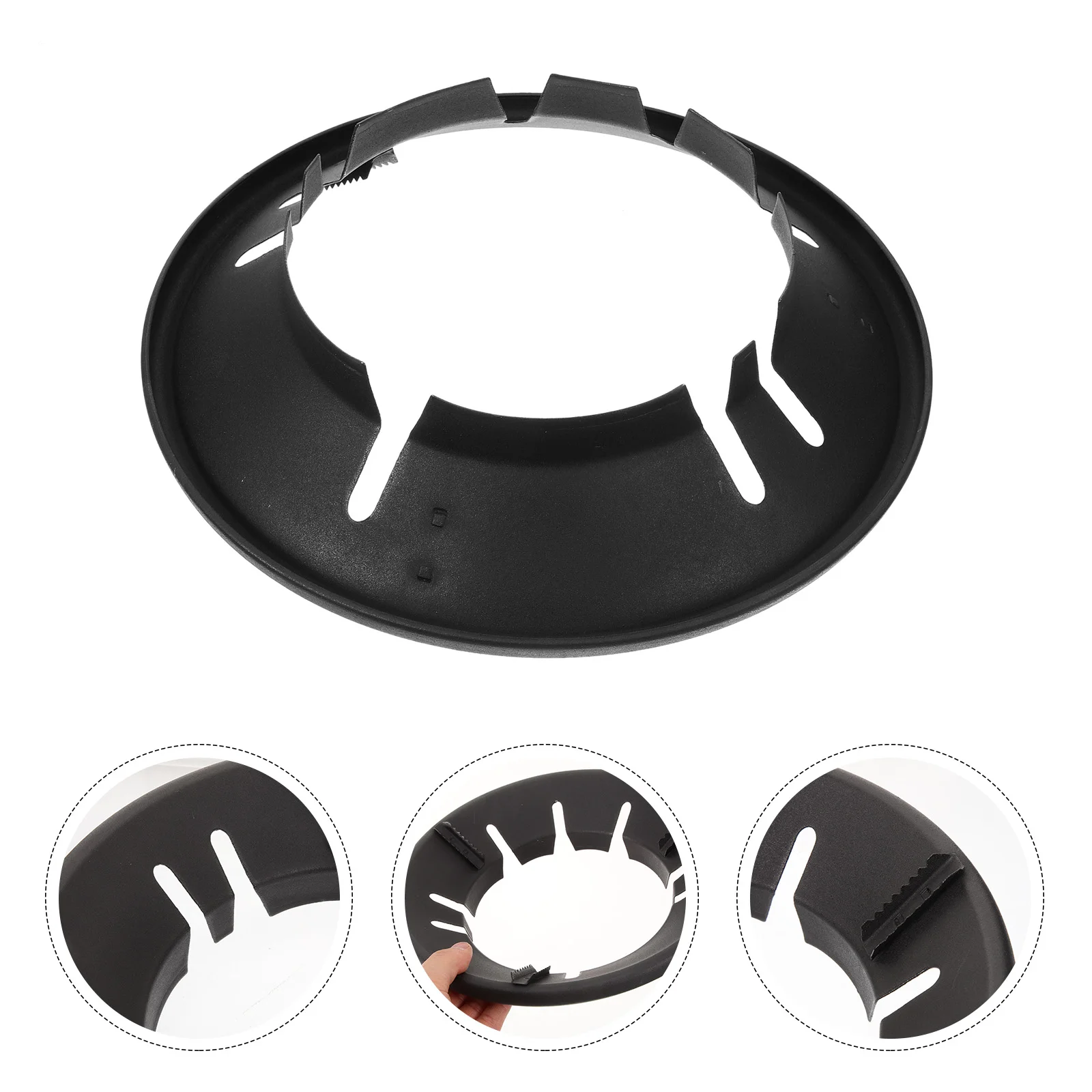 Supports de casserole de pare-brise pour cuisinière à gaz, supports rapides, anneaux de support de wok, grille de plaque de cuisson, support en émail pour casserole, remplacement de la gamme de table de cuisson