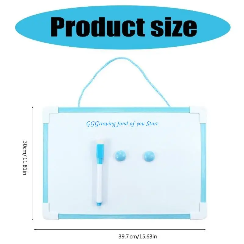 branco magnético H9EB com conjunto marcadores e ímãs branco apagável dupla face