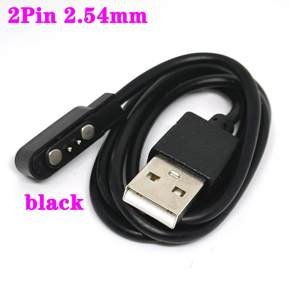 

2Pin 60CM Universal Smart Watch Charger Cord Magnetic Charging Cable 2 Pin USB Charger