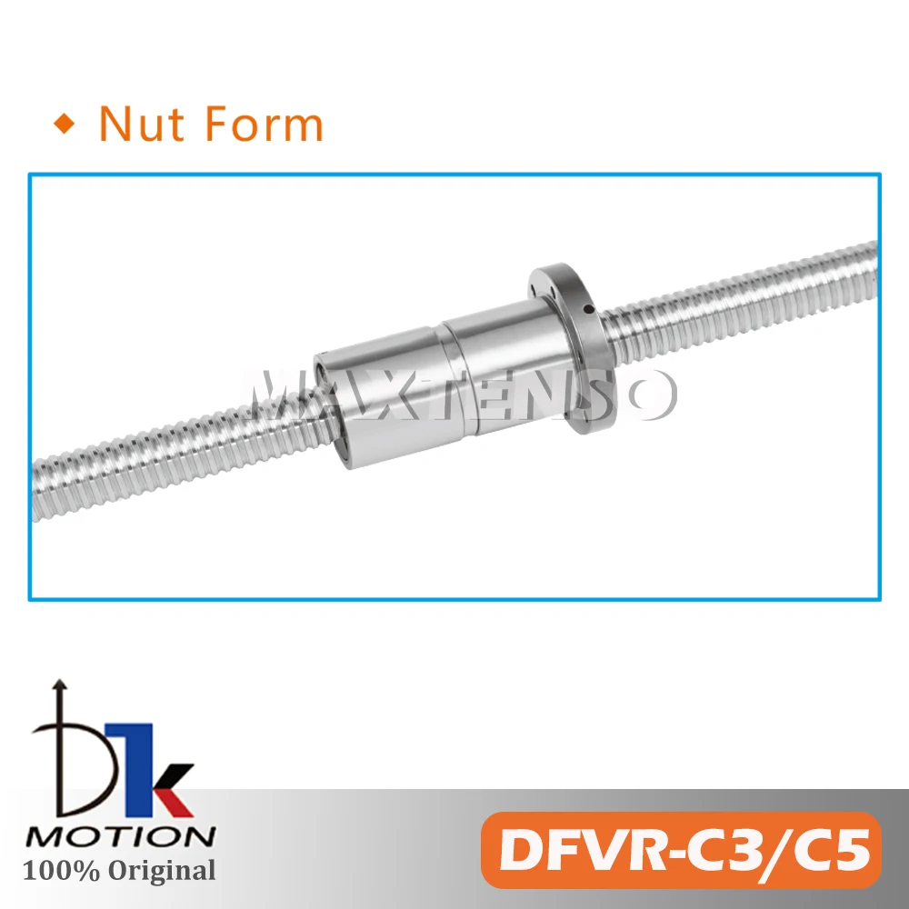 DTK DFVR3210 الأرض C3 C5 الكرة اللولبية R32 الرصاص 10 مللي متر OFU DFU مزدوجة الجوز عالية الدقة شفة عالية السرعة منخفضة الضوضاء Heay تحميل طحن