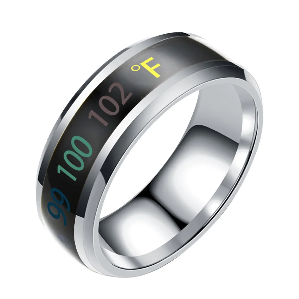 

Body Temperature Sensing Ring Intelligent Finger Monitor Accessories Digital Smart