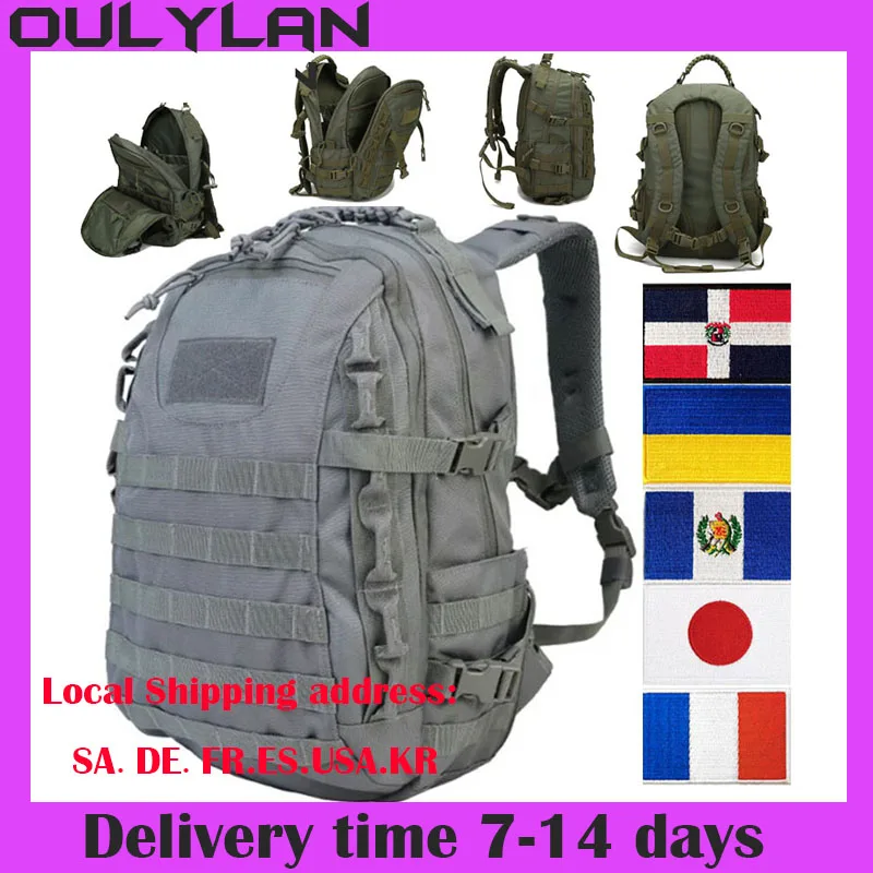 

OULYLAN Trekking Hiking Camping Hiking Tactical Camouflage Man Military Army Molle Rucksack OutdoorHunting Climbing Bag Mochila