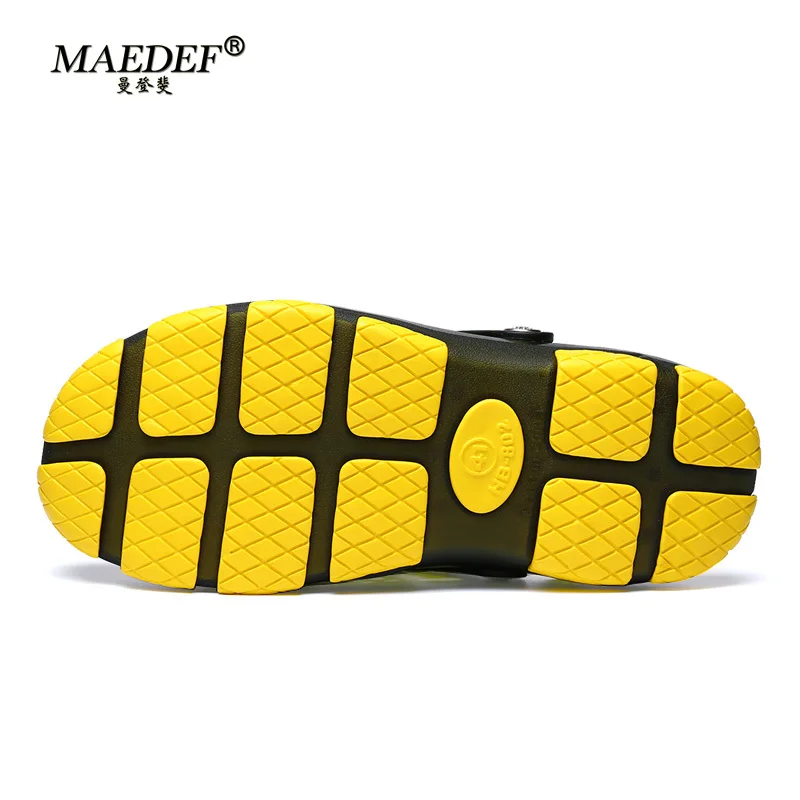 MAEDEF Fashion Men Slippers Summer Waterproof Beach Slippers Hot Sale Casual House Bathroom Slides Non Slip Outdoor Men\'s Shoes