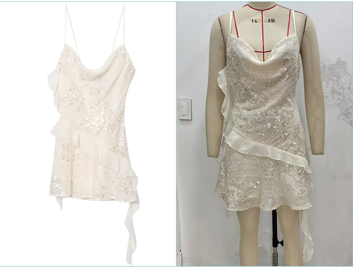 Strapless Mini Dress with 3D Rose Petal Decoration Women Elegant Bodycon Wrap Waist Party Dress Summer Streetwear Tight Bandage