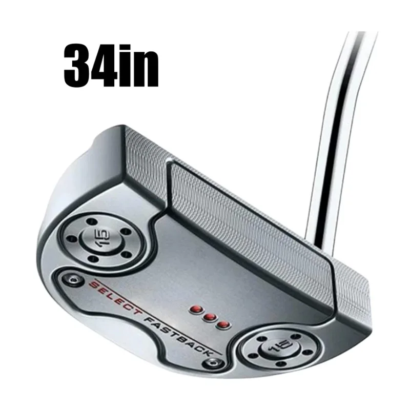 

Golf Club Silver Large Semi-circle Putter，Aluminum alloy face and sole and stainless steel putter head