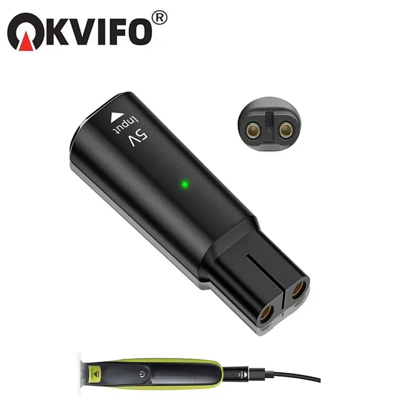 

KVIFO 5V Type-C Shaver Adapter Charger Converter Compatible with Philips OneBlade Series QP2724 QP2834 QP1424 QP1924 QP4631