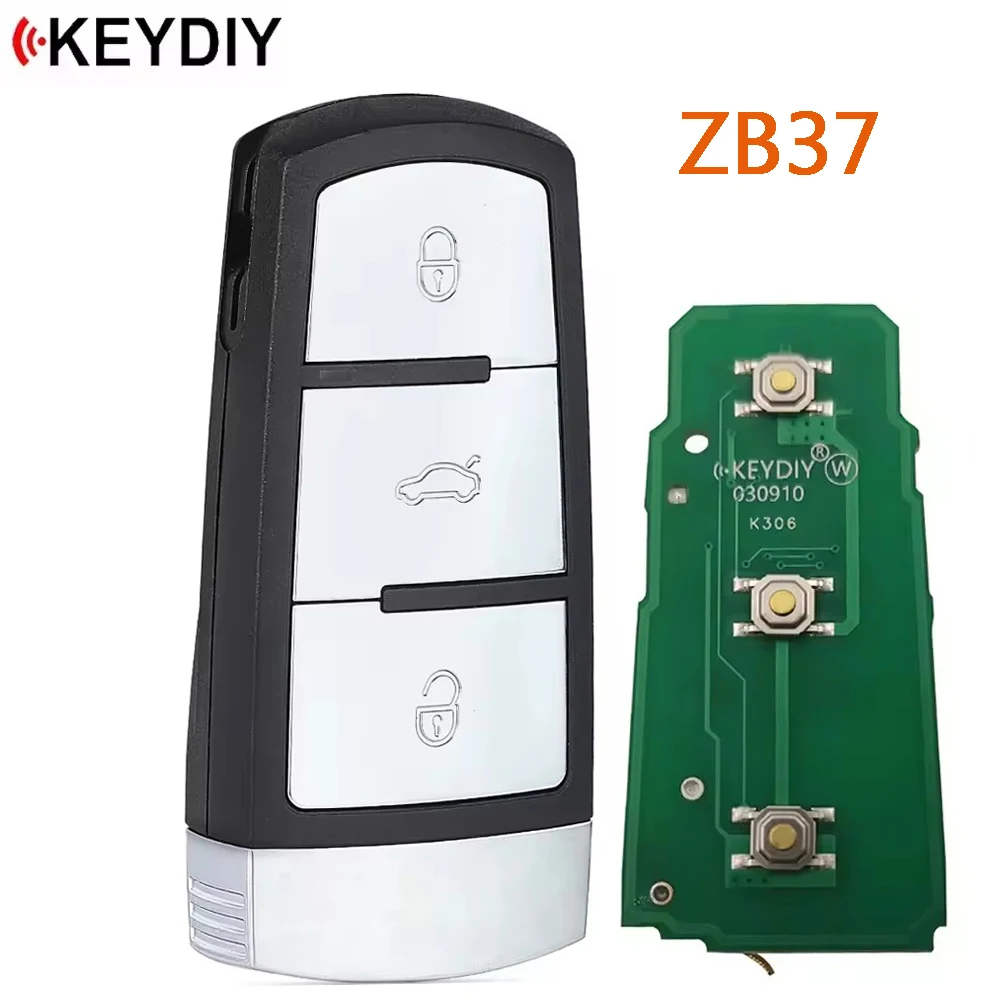 1 Piece KEYDIY ZB37 Universal KD ZB Series Smart Remote Key Multi-functional for Volkswagen Style for KD-X2 KD-MAX