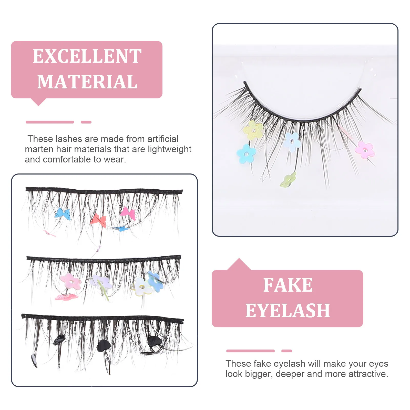 DIYつけまつげカラースパンコールグリッターラッシュクラスターナチュラルな見た目偽まつげ女性のためのメイクアップ