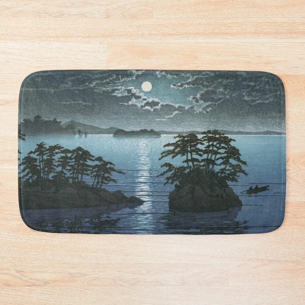 

Moonrise at Futago Island by Kawase Hasui Bath Mat Sets Of Bathroom Accessories Set Ofs In The Bathroom Mat