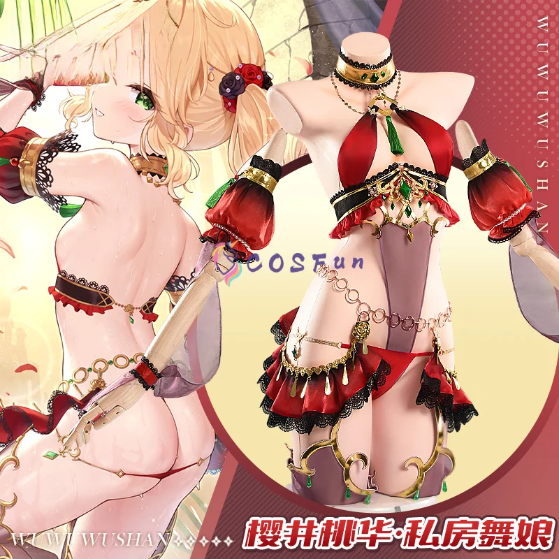 

Костюм для косплея IDOLM STER Momoka Sakurai, сексуальная милая униформа, наряд для ролевых игр на Хэллоуин, женский костюм COSFun