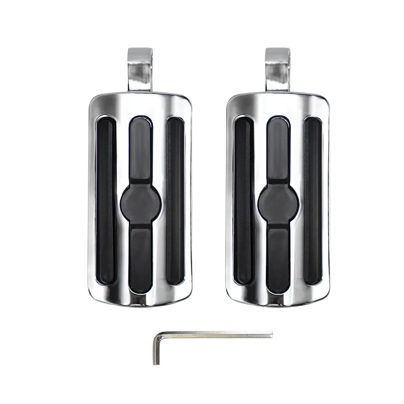 

Off-Road Bike Foot Pegs - 32mm Universal Clamp-On Aluminum Alloy Highway Pegs for Engine Protection Bars
