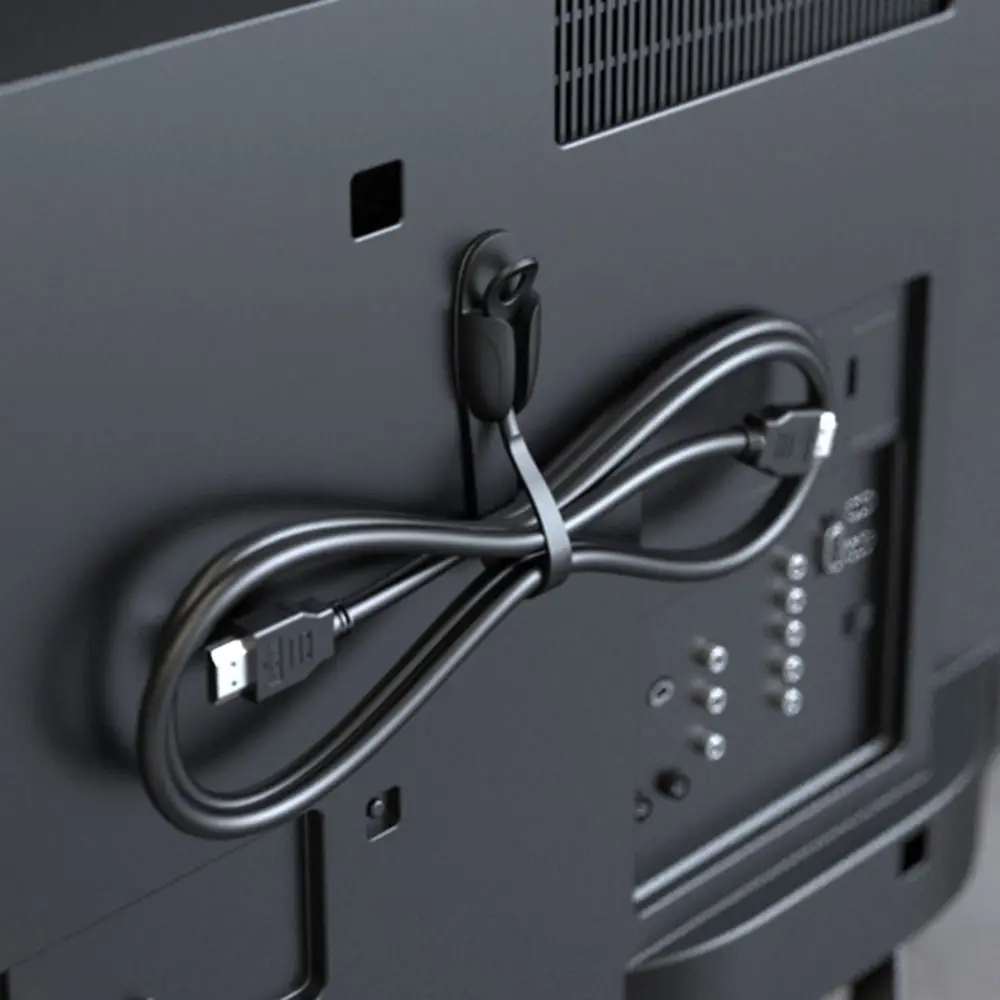 Waterproof Self-Adhesive Cable Clips Multifunction Durable Cable Organizer Multi-purpose Wear-resistant Drop Wire Holder Home