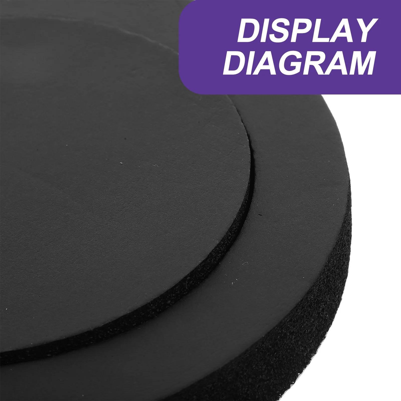 

2 set Soundproof Speaker Pads Car Audio Spacer Rings Sponge Mounts Noise Reduction Auto Sound System Vehicle Accessories