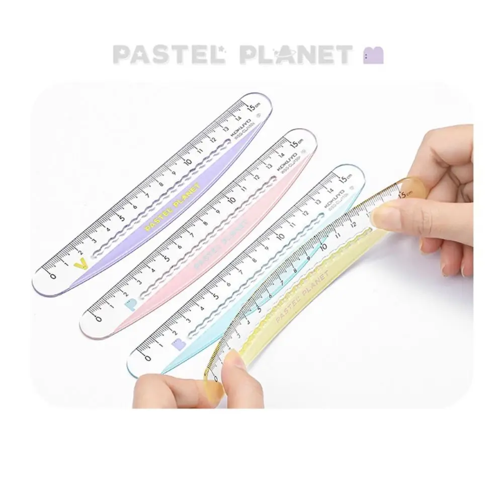 Measuring Tools School Office Supplies Measurement Ruler Geometry Measuring Ruler Straight Liner Ruler Wave Line Scale Ruler