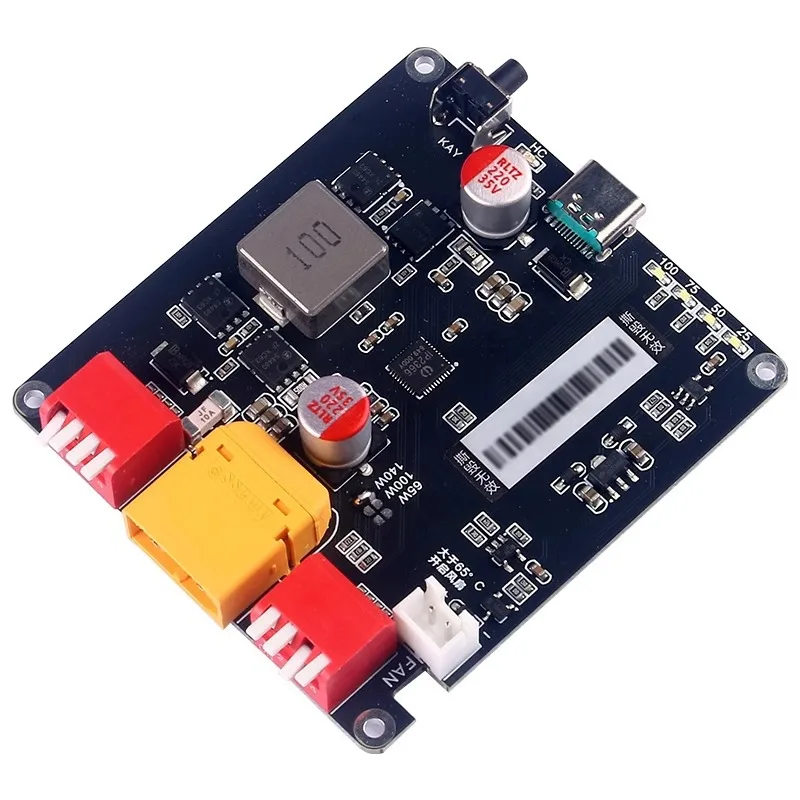 140W Bidirectional Fast Charging Module High Power Buck-Boost 2-6 Strings Lithium Battery Charging Board IP2366