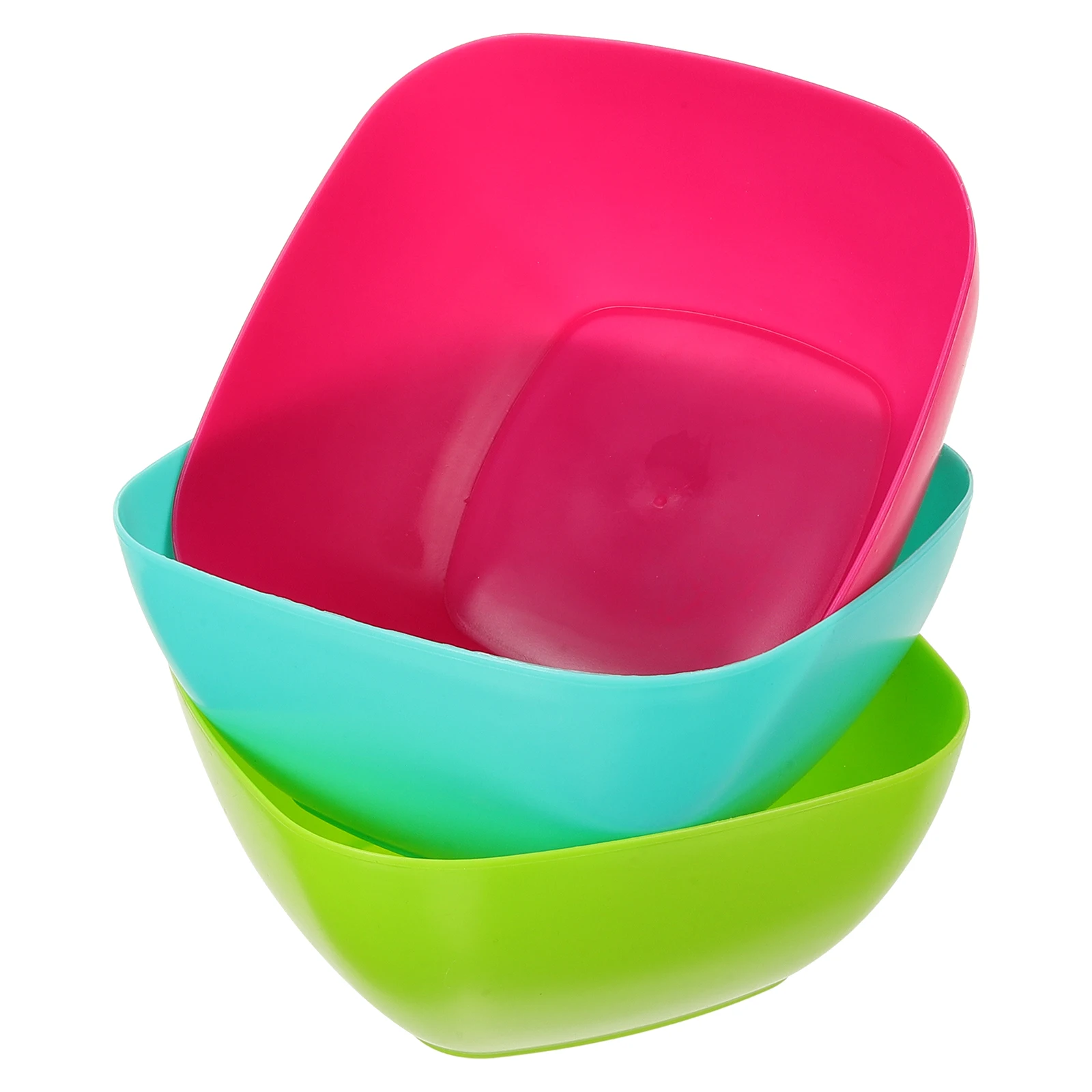 

3 Pcs Fruit Dish Sturdy Container Candy Holder Melon Seeds Multifunctional Storage Tray Fashionable
