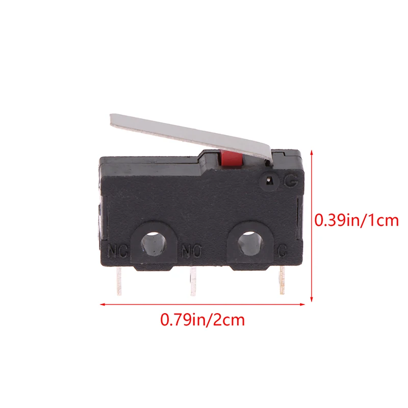 10Pcs Tact Switch KW11-3Z 5A 250V Microswitch 3PIN Limit Switch Buckle Roller Arc lever Snap Action Push Micro switches