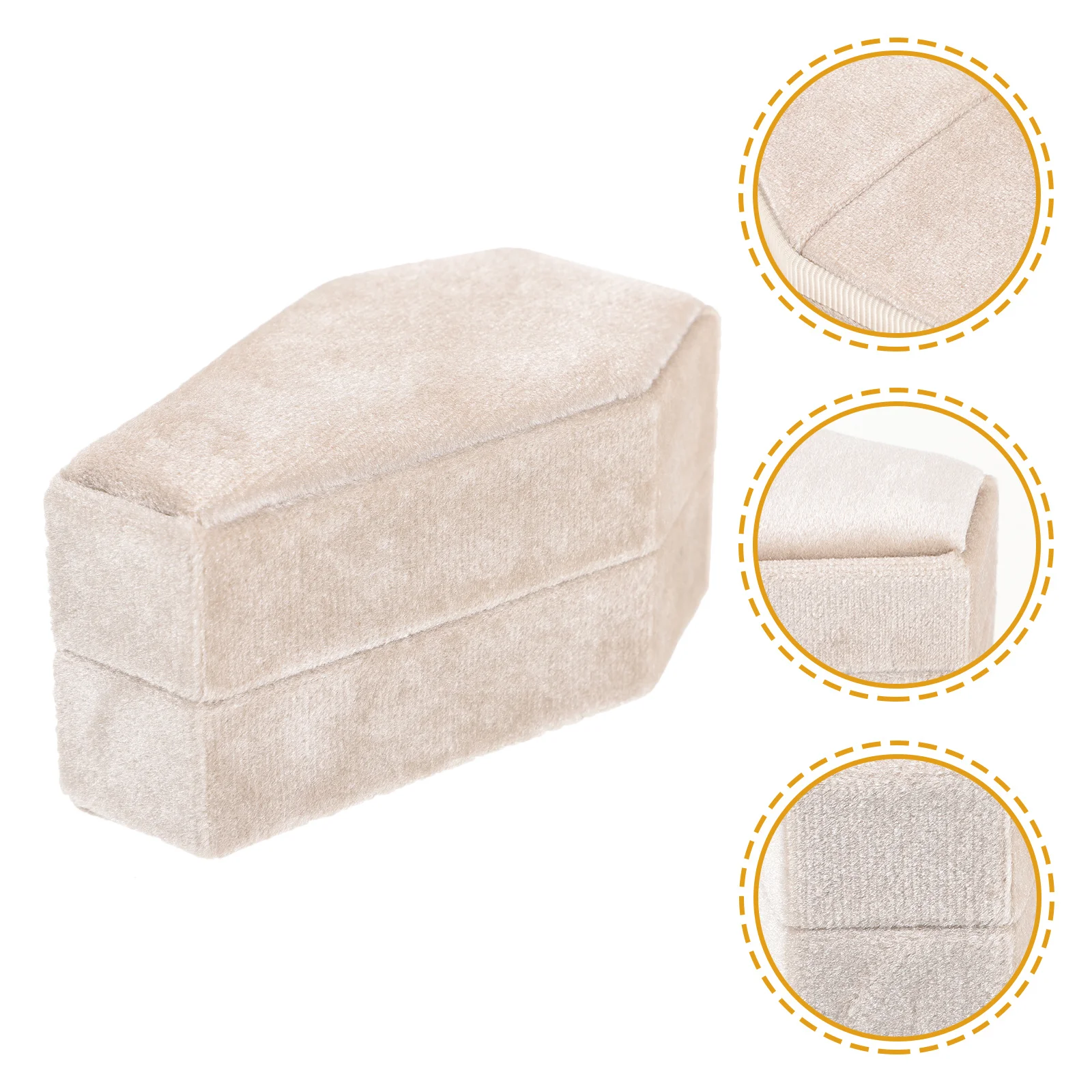 

Готическая шкатулка для драгоценностей в виде гроба, маленький размер, ожерелье, кольцо, серьги, органайзер, контейнер для хранения ювелирных изделий на Хэллоуин, праздничный декор