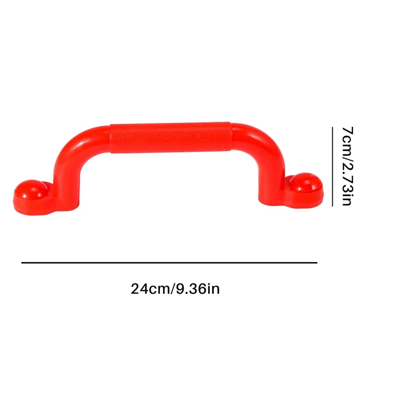 어린이 놀이터 미끄럼 방지 핸들 장착 하드웨어 키트, 등반 프레임, 계단 난간 스윙, 야외 스포츠 장난감, 5 쌍
