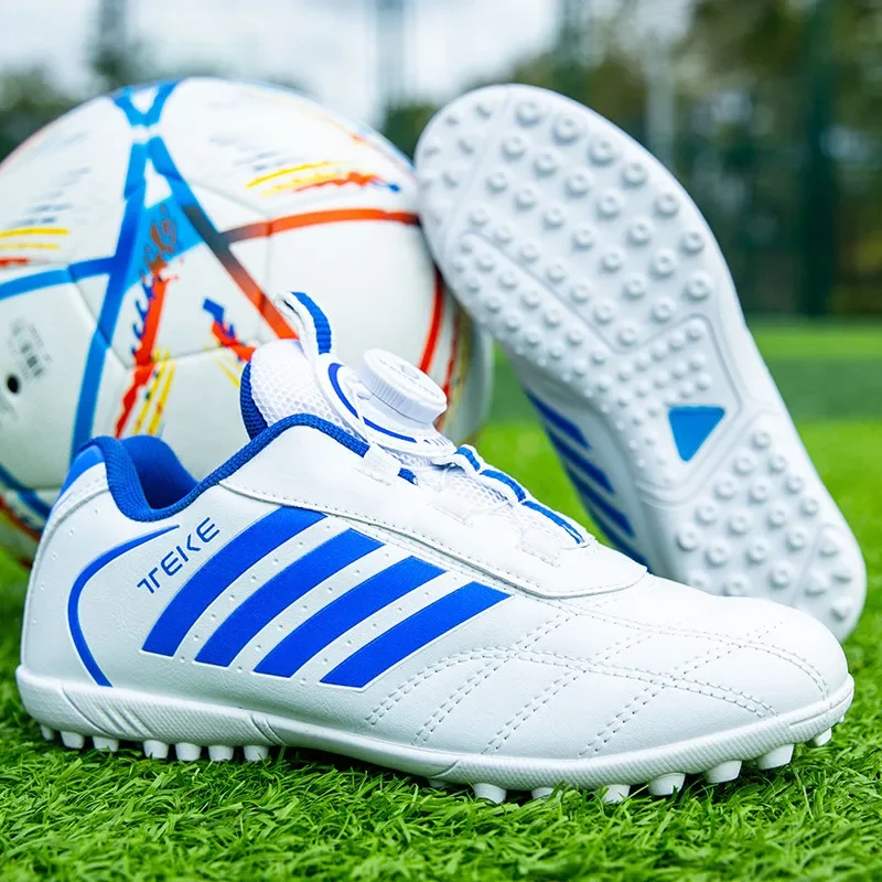 

2025 Brand Fashion Indoor Turf Soccer Shoes Kids Professioanl Childrens Football Sneakers Size 28-39 Futsal Training Shoes Child