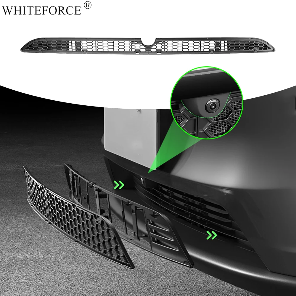 

Защитная сетка на нижний бампер для Tesla Model 3 Highland 2025, решетка радиатора, сетчатая накладка на воздухозаборник, фильтр