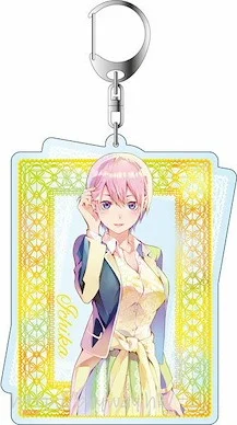 HOT 6cm Anime The Quintessential Quintuplets Bag Acrylic KeyRing Anime Cell Phone Pendant For Fans Exquisite Product Keychain