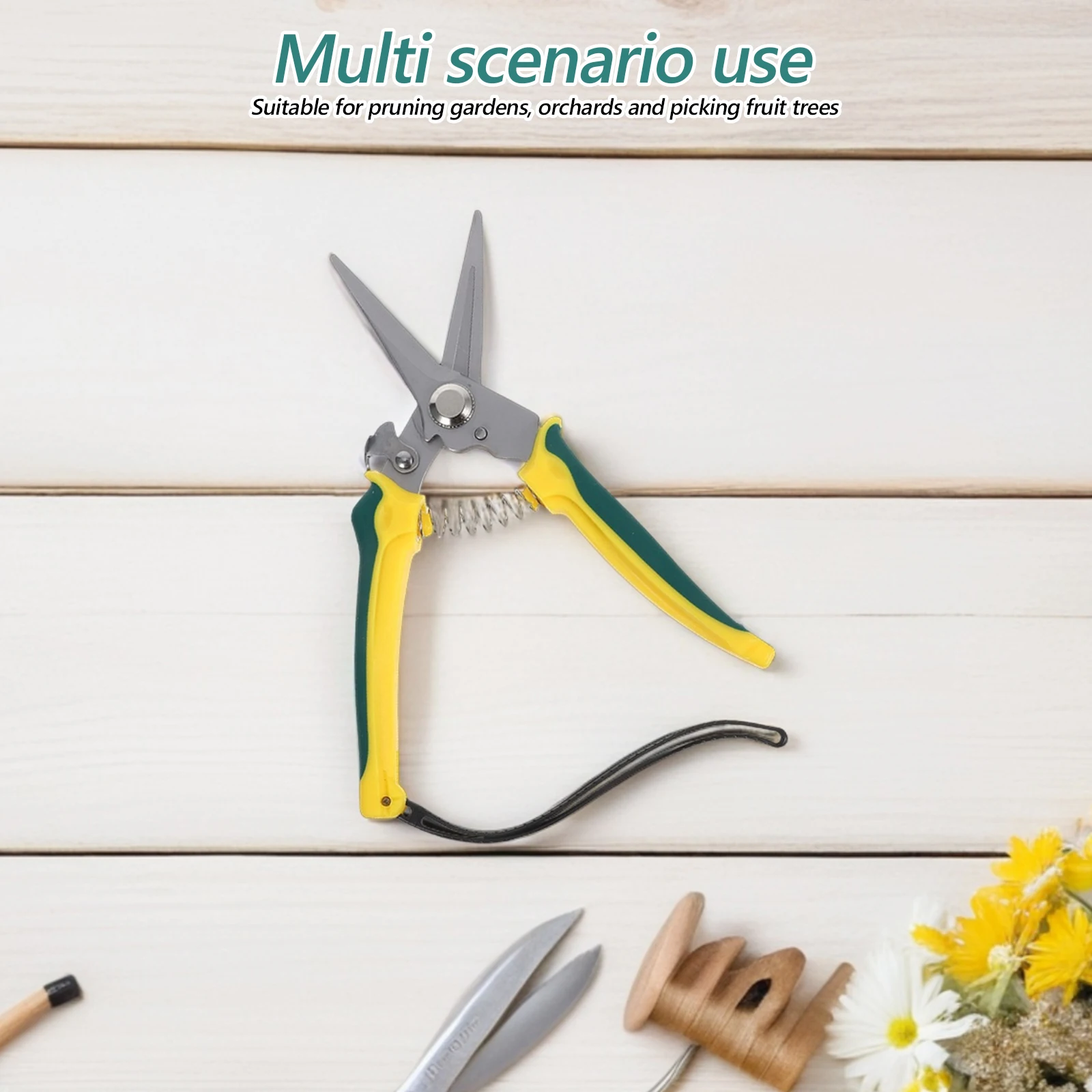 

Pruning Shears Stainless Steel Garden Clippers Handheld Scissors for Gardening Accessories Bonsai Plant Tree Pruner Orchard
