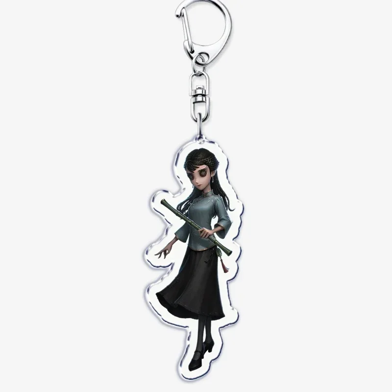 Popular Game Identity V Keychains Ring for Accessories Bag Detective Reporter Survivors Hunters Pendant Key Chain Jewelry Gifts