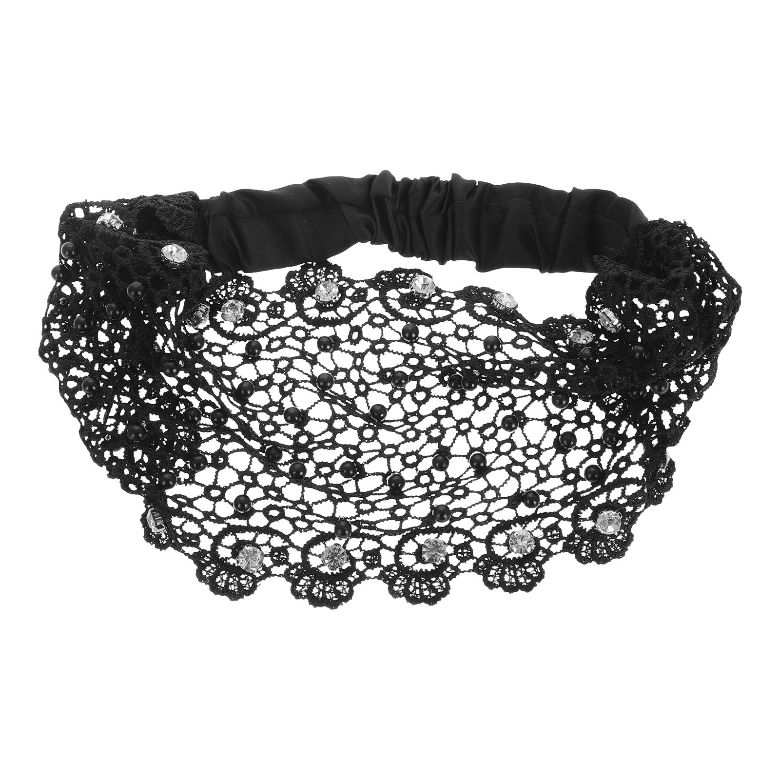 

Elastic Lace Headband Women Stretchy Wide Soft Comfortable Elderly Cover White Hair Multifunctional Head Covering For Thick Hair
