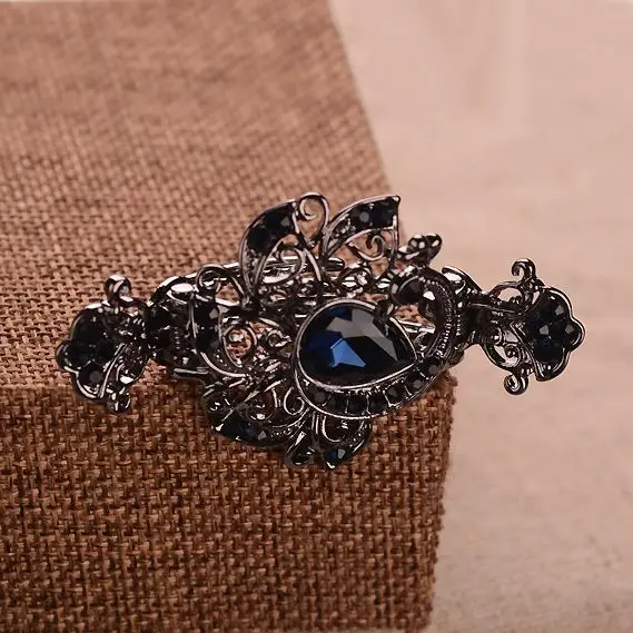 Damen und Mädchen Vintage Ausgehöhlte Haarspange, 2026 Neue Kopfbedeckung, Kristall-Legierung Haarnadeln, Haarstyling-Werkzeuge, Kopfschmuck – Detail 20