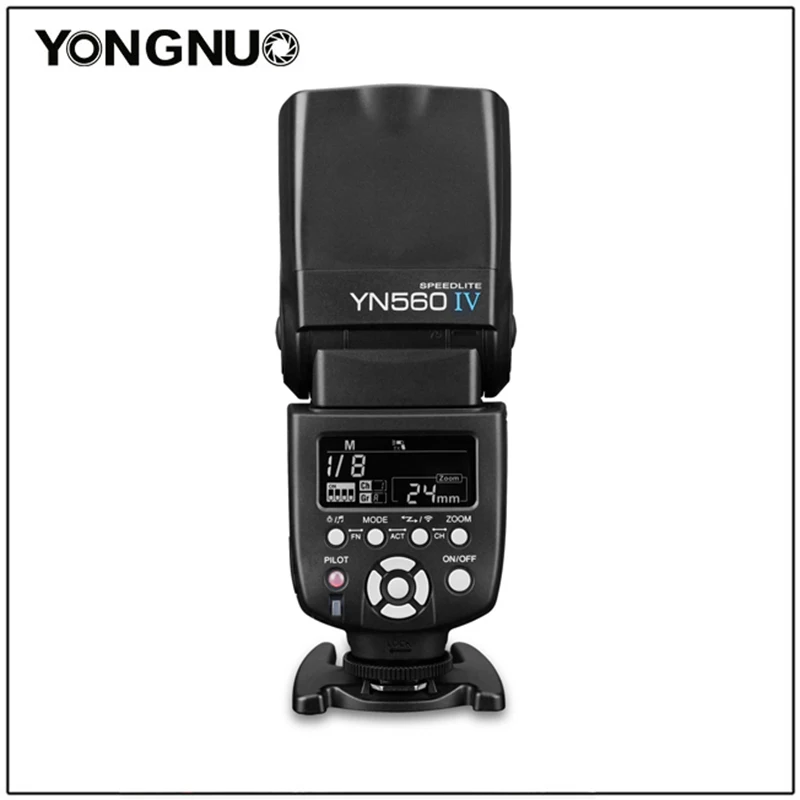 

Yongnuo YN560IV Универсальная беспроводная главная ведомая вспышка Speedlite для зеркальной камеры Canon Nikon Pentax Olympus Fujifilm