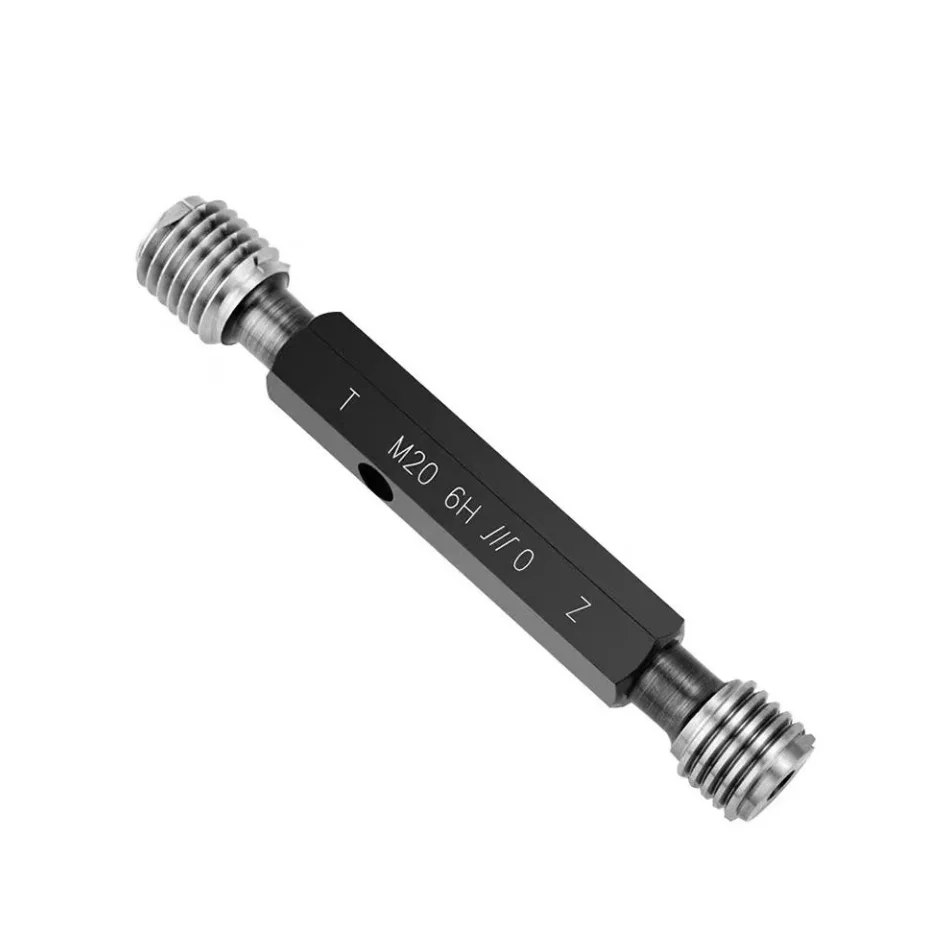

6H Stainless Steel Metric Dental & Coating Thickness Gauge Inspection Tool M31-M35 2*1.75 Pass Stop Thread Plug Hand Tool