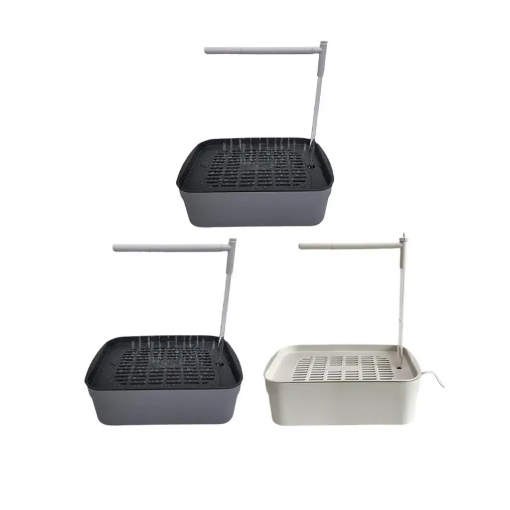 

Bird Bathtub Cage PP Plastic Automatic Bath for Medium Parrot Cockatiel Lovebird Indoor Shower Box Accessory