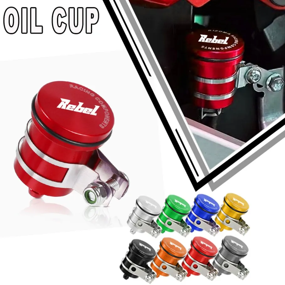 

Motorcycle FOR Honda REBEL CMX250C CMX300 500 1100 CMX CMX1100 2017-2025 Brake Clutch Tank Cylinder Fluid Oil Reservoir Cup